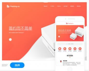 產(chǎn)品包裝企業(yè)公司建站手機(jī)站制作小程序制作仿站模板建站自適應(yīng)網(wǎng)站