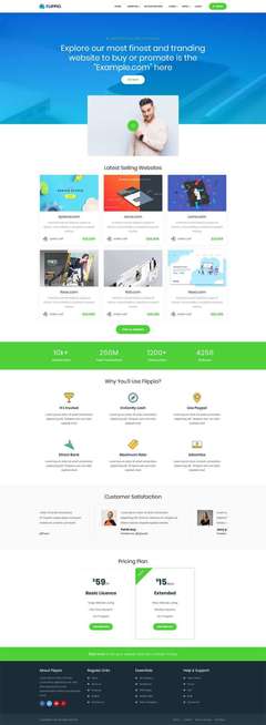 響應式企業建站網絡公司官網html模板
